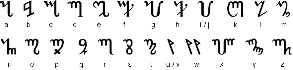 Theban Script - How would you write a request to an Archangel?